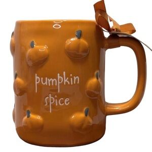 Rae Dunn Pumpkin Spice Artisan Collection Orange Mug